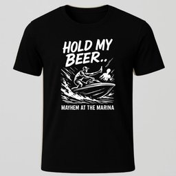 Hold My Beer T Shirt Gift For Boat Owner