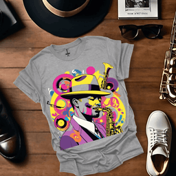 Fusion Jazz Pop T Shirt Gift For Music Lover