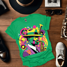 Fusion Jazz Pop T Shirt Gift For Music Lover