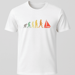 Sail Evolution T Shirt Gift For Boat Owner