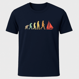 Sail Evolution T Shirt Gift For Boat Owner