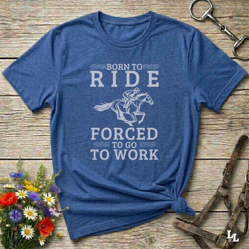 Born To Ride T Shirt Gift For Horse Lover