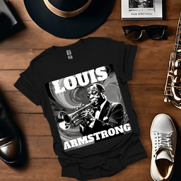 Louis Trumpet T Shirt Gift For Music Lover
