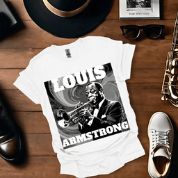 Louis Trumpet T Shirt Gift For Music Lover