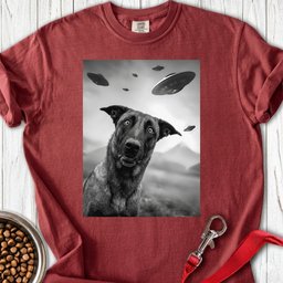 Belgian Malinois Ufo Premium Tee Gift For Dog Lover