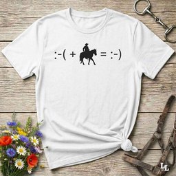 Maths Cowboy T Shirt Gift For Horse Lover