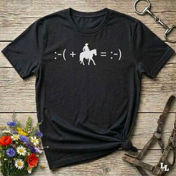 Maths Cowboy T Shirt Gift For Horse Lover