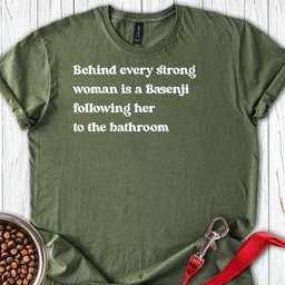 Basenji Strong Woman T Shirt Gift For Women
