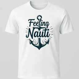 Feeling Nauti T Shirt Gift For Boat Owner
