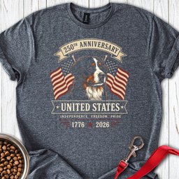 250 Years Bernese Mountain Dog T Shirt Gift For Dog Lover