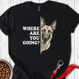 Belgian Mallinois Following T Shirt Gift For Dog Lover
