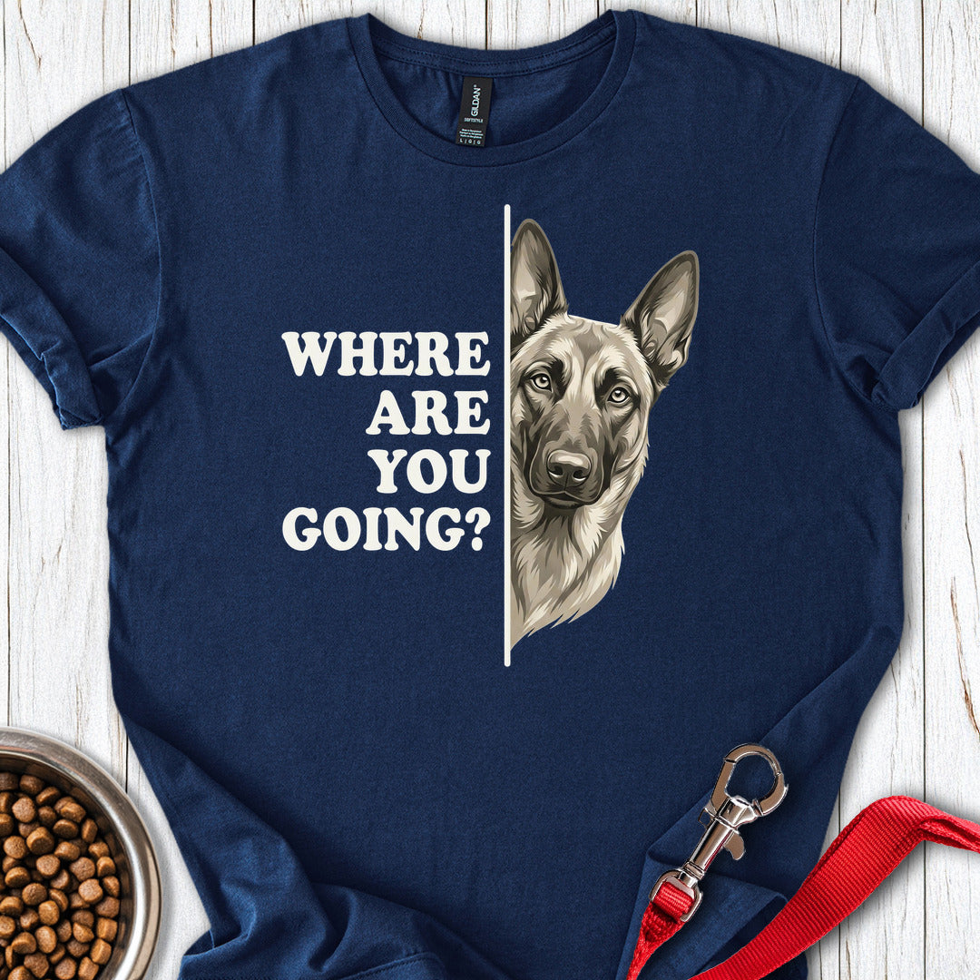 Belgian Mallinois Following T Shirt Gift For Dog Lover