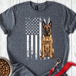Belgian Malinois USA T Shirt Gift For Dog Lover