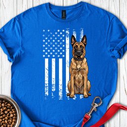 Belgian Malinois USA T Shirt Gift For Dog Lover