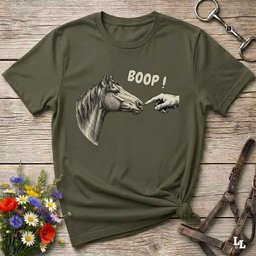 Boop T Shirt Gift For Horse Lover