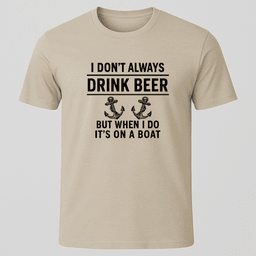 I Dont Always T Shirt Gift For Boat Owner