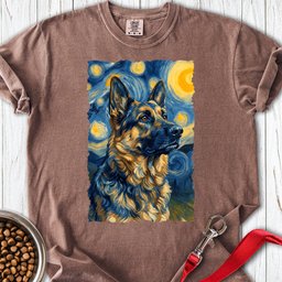 Belgian Tervuren Van Gogh Premium Tee Gift For Dog Lover
