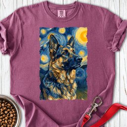 Belgian Tervuren Van Gogh Premium Tee Gift For Dog Lover