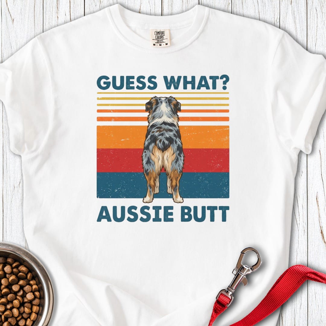 Aussie Butt Premium Tee Gift For Dog Lover
