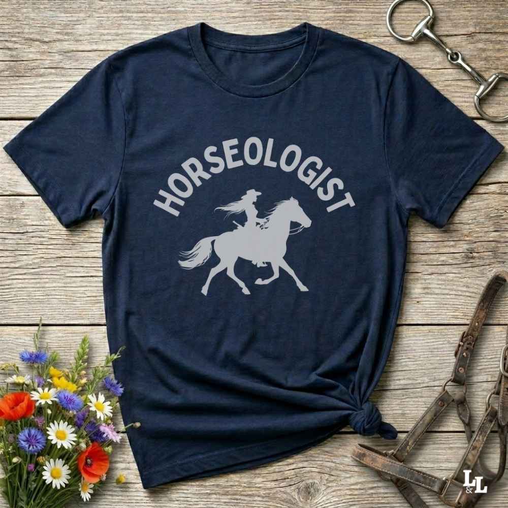Horseologist T Shirt Gift For Horse Lover