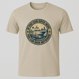 Docking Pride Fort Lauderdale T Shirt Gift For Boat Owner