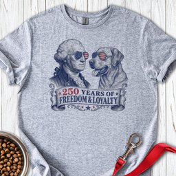 250 Year USA Labrador T Shirt Gift For Dog Lover