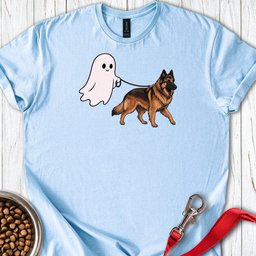 Belgian Tervuren Ghost Walk T Shirt Gift For Dog Lover