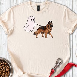 Belgian Tervuren Ghost Walk T Shirt Gift For Dog Lover
