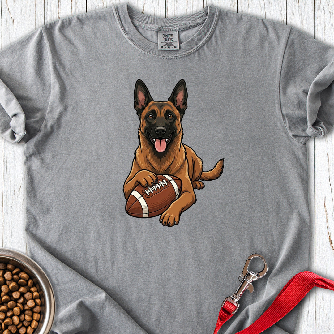 Belgian Malinois Football Premium Tee Gift For Dog Lover