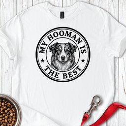 Australian Shepherd Hooman T Shirt Gift For Dog Lover