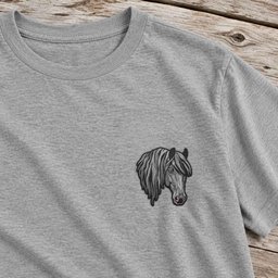 Custom Embroidery Unisex Tee Gift For Horse Lover