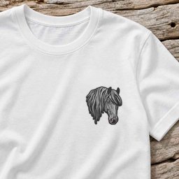 Custom Embroidery Unisex Tee Gift For Horse Lover