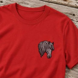 Custom Embroidery Unisex Tee Gift For Horse Lover