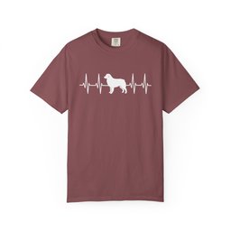 Australian Shepherd Heartbeat Premium Tee Gift For Dog Lover