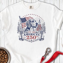 250 Years USA Beagle Premium Tee Gift For Dog Lover