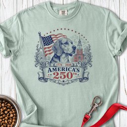250 Years USA Beagle Premium Tee Gift For Dog Lover
