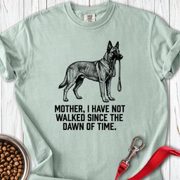 Belgian Malinois Walking Premium Tee Gift For Dog Lover