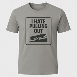 Pulling Out T Shirt Gift For Boat Owner