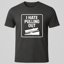 Pulling Out T Shirt Gift For Boat Owner