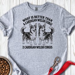 2 Cardigan Welsh Corgi T Shirt Gift For Dog Lover