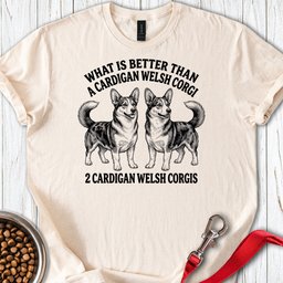 2 Cardigan Welsh Corgi T Shirt Gift For Dog Lover