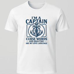 Love Language T Shirt Gift For Boat Owner