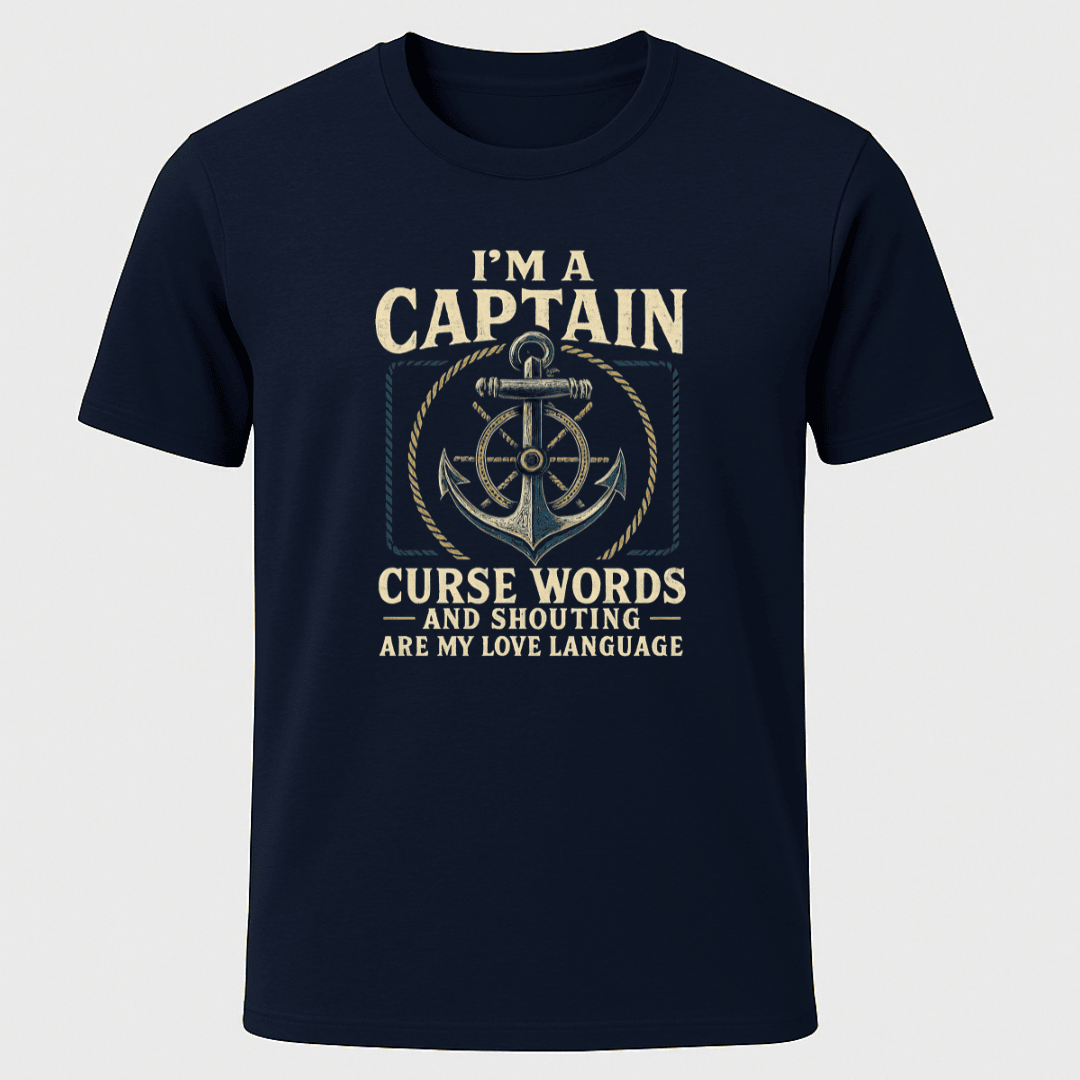 Love Language T Shirt Gift For Boat Owner