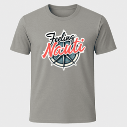 Feeling Nauti Compass T Shirt Gift For Boat Owner