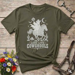 Long Live Cowghouls 2 T Shirt Gift For Horse Lover