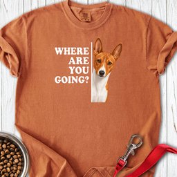 Basenji Where Are You Going Premium Tee Gift For Dog Lover