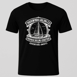 Tradewinds Sailing Co T Shirt Gift For Boat Owner