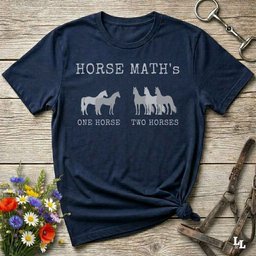 Horse Maths T Shirt Gift For Horse Lover