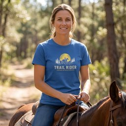 Trail Rider T Shirt Gift For Horse Lover