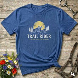 Trail Rider T Shirt Gift For Horse Lover